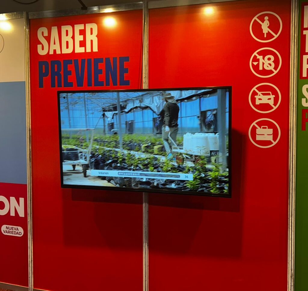 Stand del IRCCA, Expocannabis 2025.